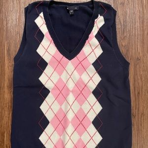 Gap Argyle Sweater Vest